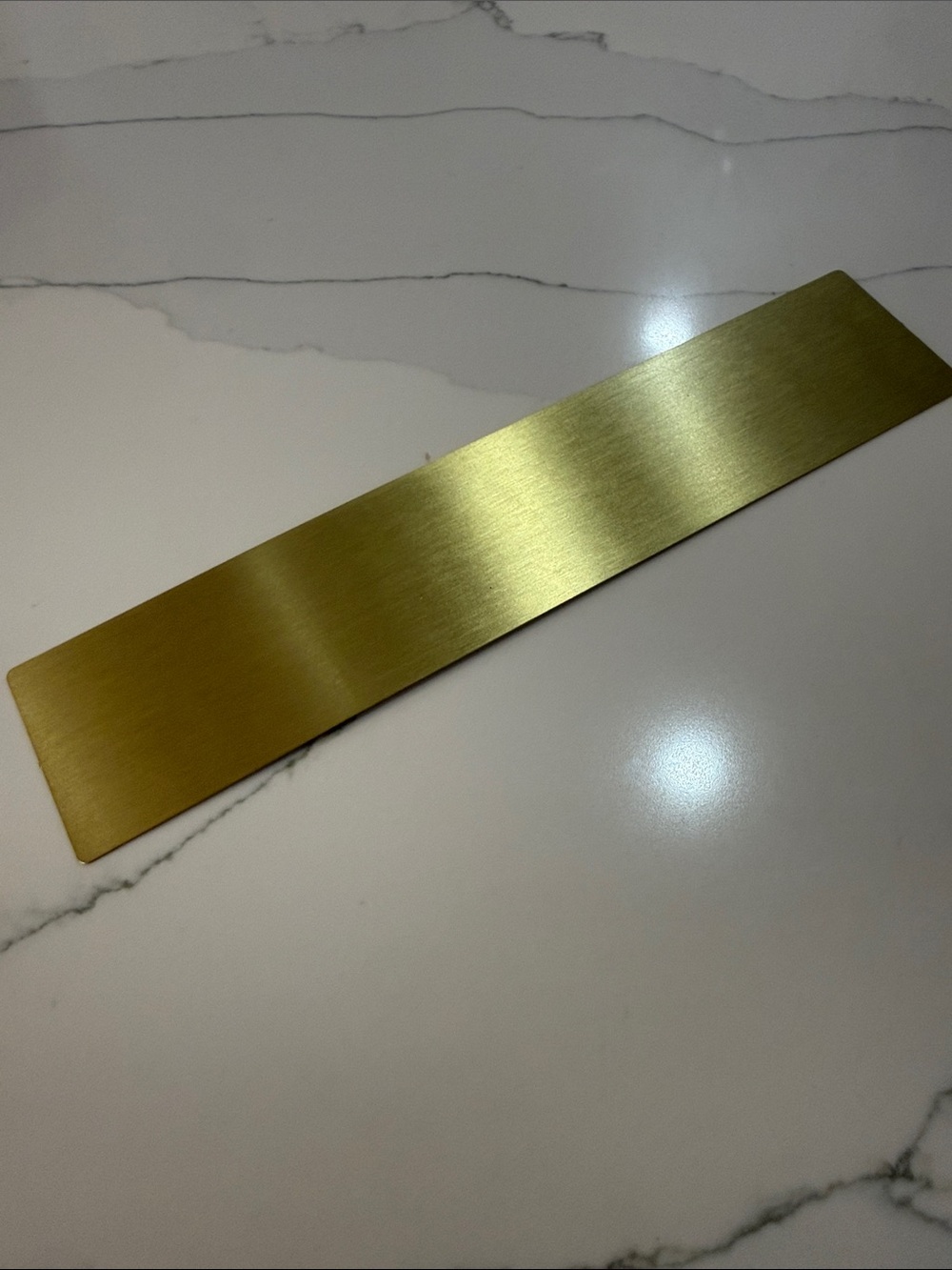 Gold Metal Fashion Ruler - Picture 2 of 2
